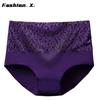 Женские трусики с высокой талией, утягивающие живот, хлопковые трусики большого размера S-5XL