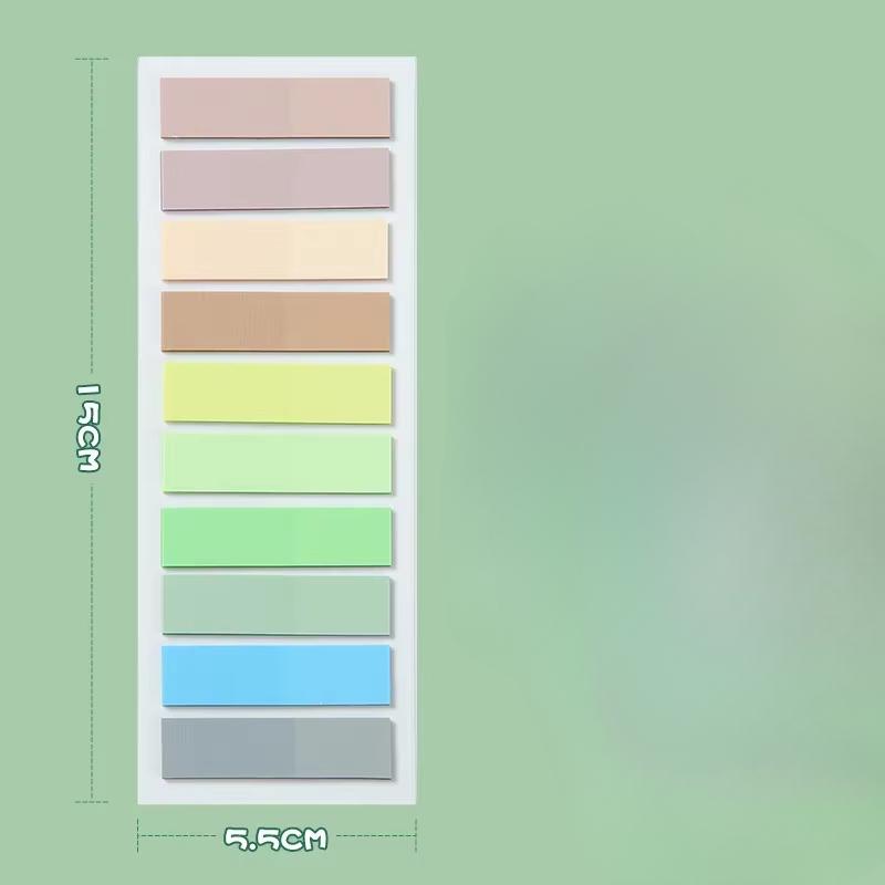 200 шт. Моранди цветные полупрозрачные ПЭТ индексные наклейки цветные классифицирующие закладки канцелярские принадлежности блокнот для заметок ключевая отметка липкие заметки