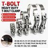 Stainless Steel T-Bolt Clamp Universal Hose Coupler Reliable Hose Clamps