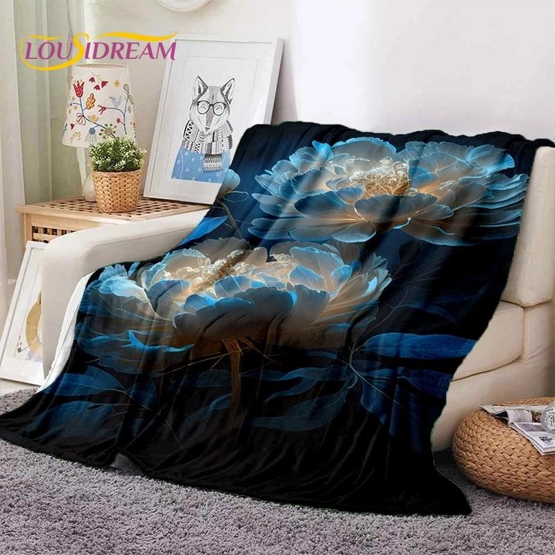 Мягкое фланелевое одеяло Dream Sun Flowers Nordic Daisy для кровати, спальни, дивана, пикника, плед для покрывала, отдыха на свежем воздухе, сна, подарок