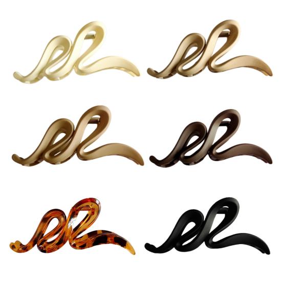 Коготь для волос в форме змеи, матовая текстура, большая заколка для волос, сильный захват, коготь для затылка, зажим для волос в форме акулы, душ, инструмент для укладки волос