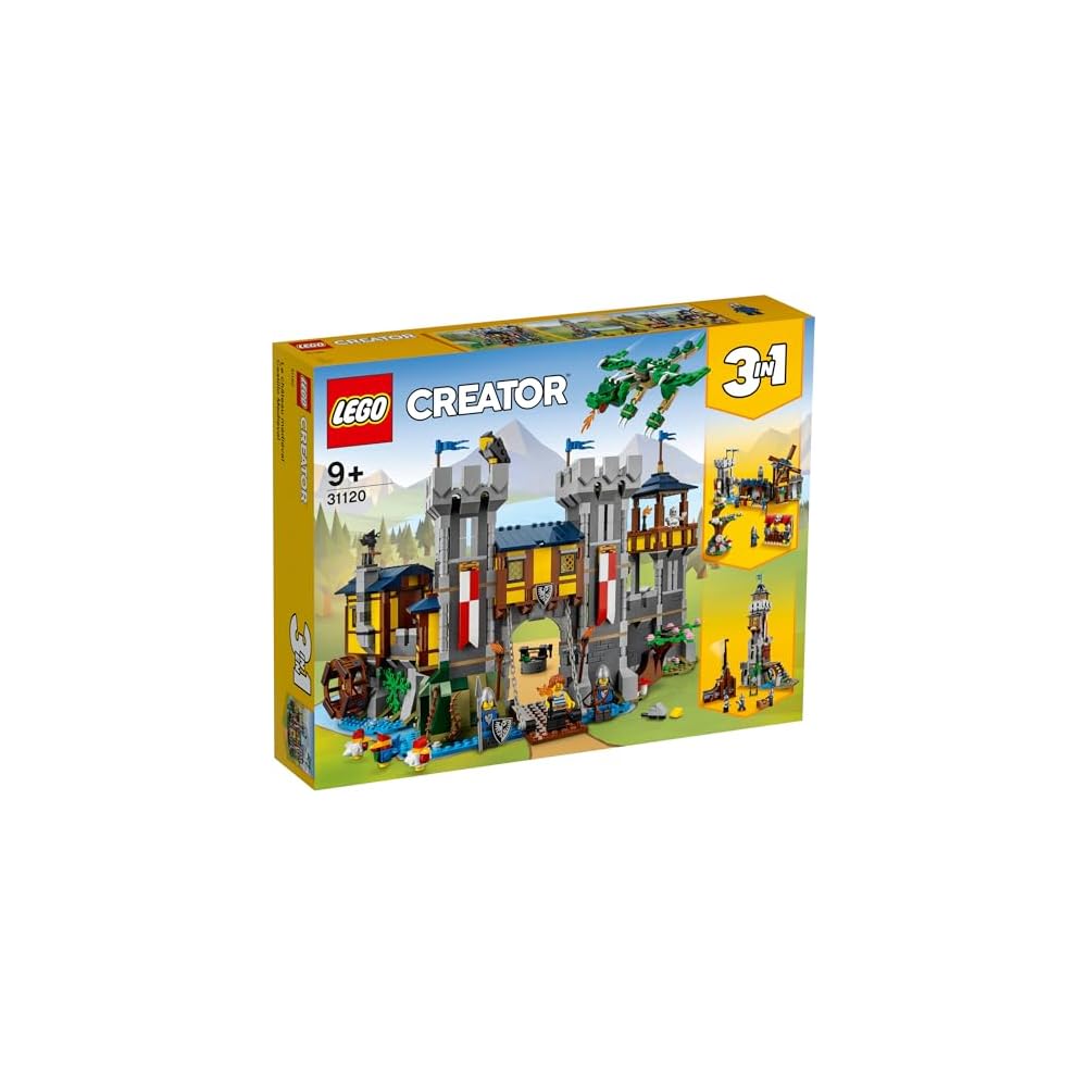 Набор для сборки LEGO Creator Expert Средневековый замок 31120 для детей 9-11 лет, Образовательная игрушка, Декоративный блок