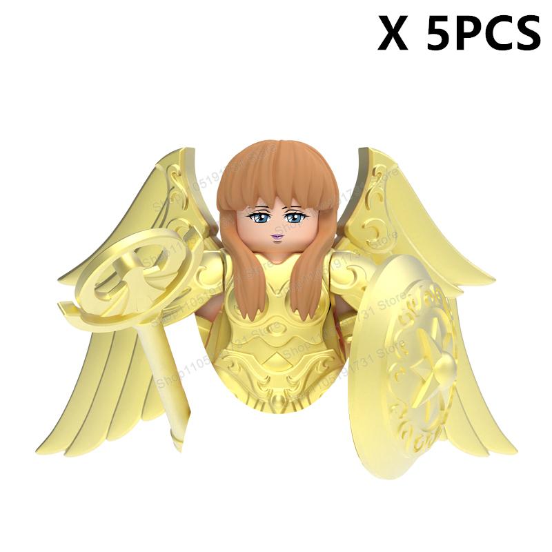 НОВЫЕ куклы-конструкторы Saint Seiya Athena, Модели из кубиков, Аниме Мультфильм, Фигурки Действия, Пазл-Игрушка, Украшение, Подарки на День Рождения