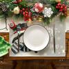 Защитный коврик для обеденного стола, Термостойкий коврик для рождественского ужина, Изоляционная подставка, Праздничное украшение