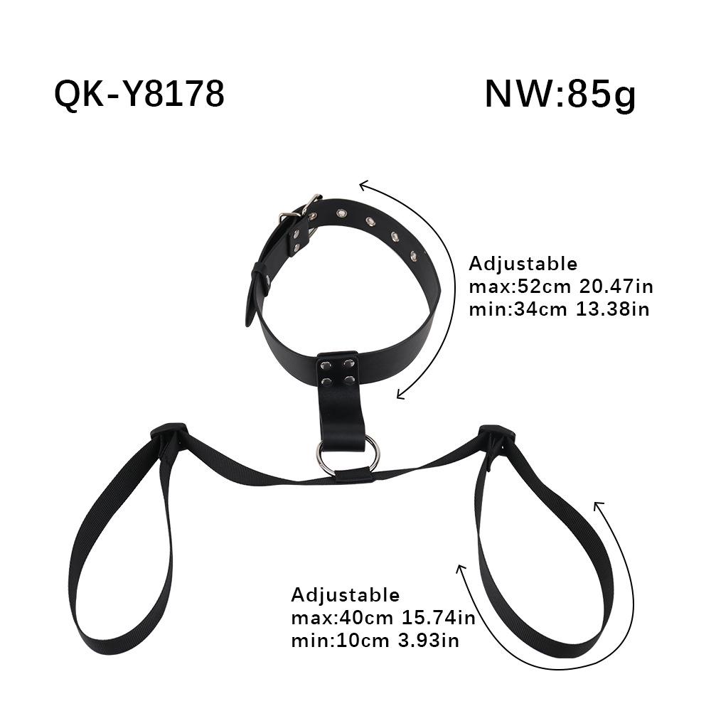 Кожаный нагрудный корсет QKKQ – Эротическое БДСМ белье для пыток сосков, прелюдии и доминирования.