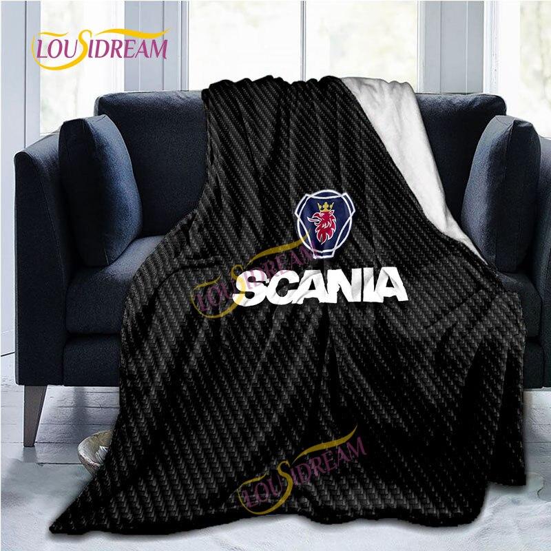Одеяло Scania, домашняя простыня, чехол для дивана, гостиная, офис, одеяло для обеденного перерыва, мягкое повседневное моющееся термоодеяло.