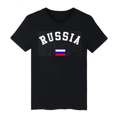 Футболка мужская с флагом России, одежда с принтом букв для мужчин, забавная модная летняя, высококачественная печать, повседневная, 100% хлопок