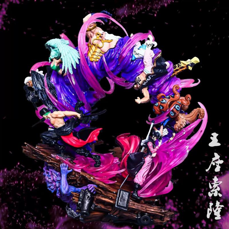 ONE PIECE Император Вице-Яма Остров Призраков LS Трон Саурон фигурка, статуя модель украшение подарок группа Соломенной Шляпы Луффи