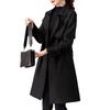 Long Trench Coat for Women with British Style and Fashionable Clothes