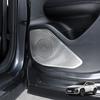 Для Hyundai Tucson NX4 2026-2026 Автомобильный тюнинг Нержавеющая сталь Серебристая Сетка динамика двери автомобиля Декоративная накладка Динамик LHD/RHD