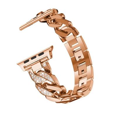 Классический ремешок для Apple Watch Band Ultra 2 49 мм 45 мм 41 мм 42 мм 38 мм 40 мм 44 мм браслет Corre iWatch series 9 8 7 6 5 4 se Diamond Strap