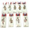 Korean Traditional Character Tourist Attraction Hanbok Acrylic Keychain (9 pcs)