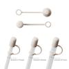 Silicone Straw Topper Reusable Straw Tips Cover 8-12MM Universal Straw Cover Cap for Stanley Cup
