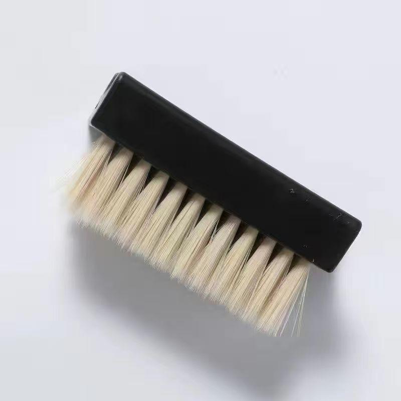 Coconut & Horsehair Sneaker Brush - Soft & Hard Bristles for Gentle, Effective Shoe Cleaning