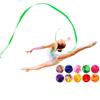 Child Gymnastic Ballet Professional Art Props Dance Stick 4M Gymnastics Ribbons Ballet Streamer
