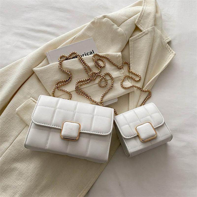 Stylish 2024 Spring Casual Crossbody Bag With Popular Car Stitching Element