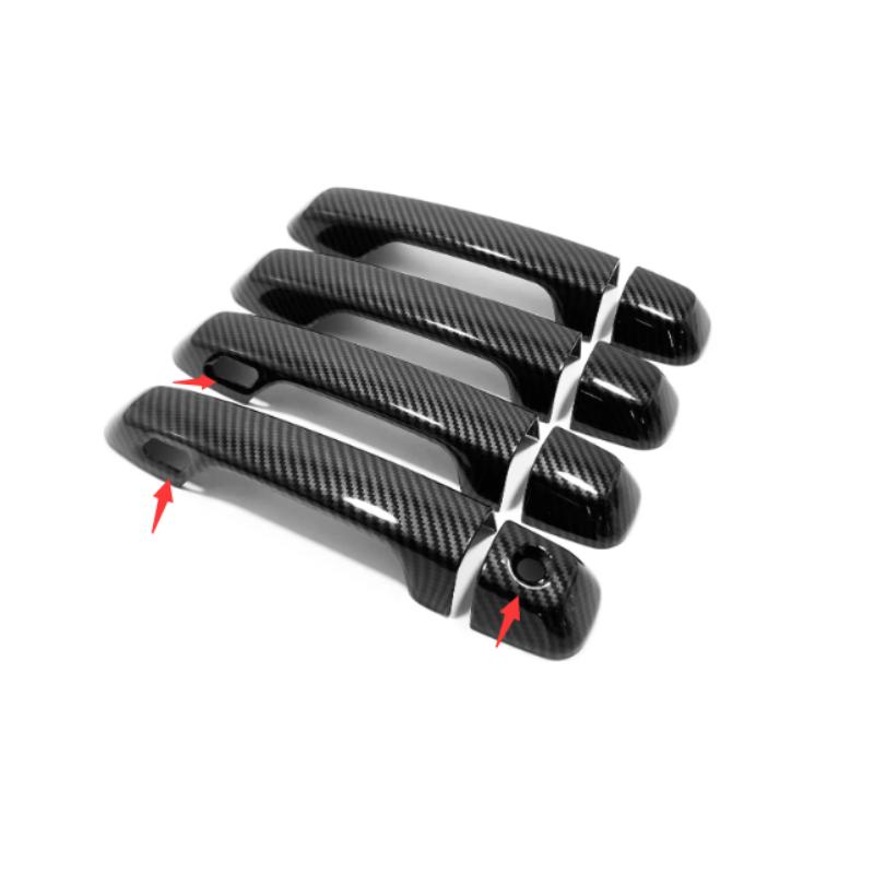 Car Armrest Cover Stick Frame Lamp Trim Door Handle For Toyota Prado FJ150 2018 +