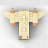 Space Pylon Hawk 5 RV Model - 37608 MOC Building Blocks Compatible with Lego