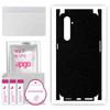 apgo Protective Skin Sticker for the Back+sides Compatible with Realme X50 Pro 5G, Full Wrap Film, Foil, Vinyl - Pattern Matte Black
