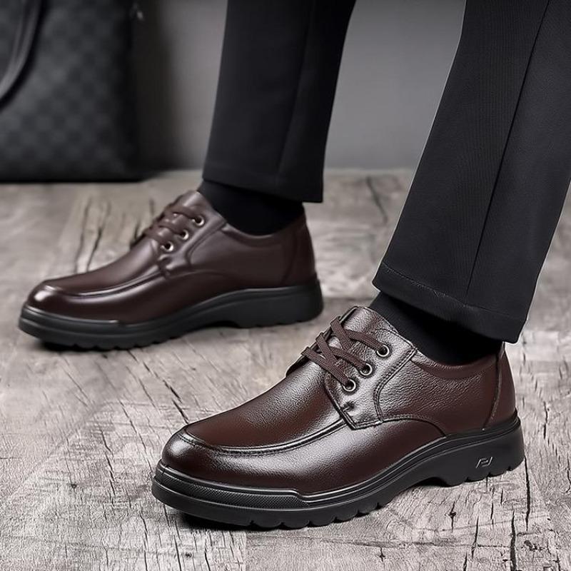 Мужская обувь Деловой кэжуал Кожаные лоферы Мужские дышащие кроссовки Британская шнуровка Zapatos Para Hombre Обувь для мужчины