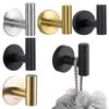 Self-Adhesive Decor Hook 304 Stainless Steel Wall Hanger Keys Holder Hanging Rack Robe Hook