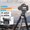 ARTCISE Leveling Base Tripod Horizontal Head Panoramic Pan Kit Aluminum Alloy Fast Level Adjustment Tripod Head Tilt Range Panoramic Photography Plate