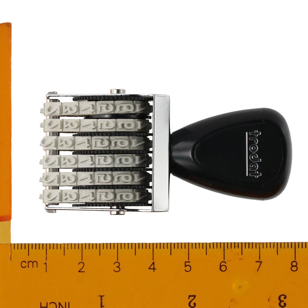 6 Digit Number Roller Stamps Changeable Business Stamps Roller Number Stamp  Office