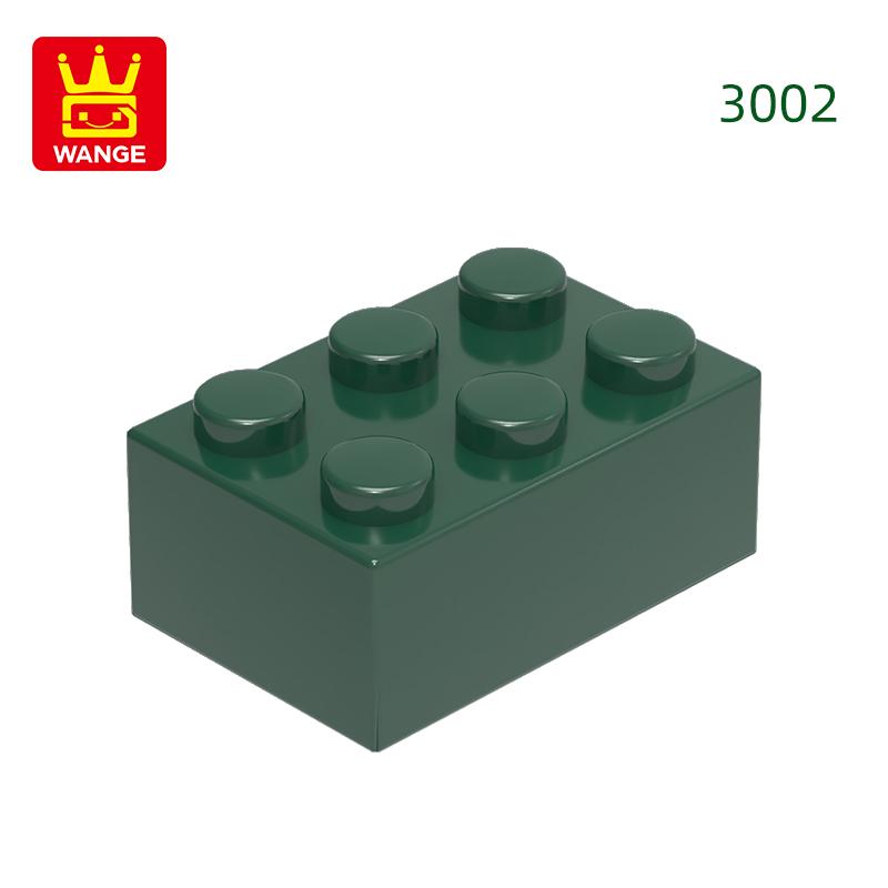 Нетоксичный 55 шт./лот 3002 2x3 Толстые Строительные Блоки Moc Аксессуары Совместимые С Кирпичами Детские Игрушки Подарочная Коробка