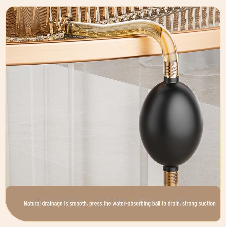 Портативный поднос для чайного сервиза: Легкая роскошь для дома, кемпинга или пикника – пластиковая сушилка для сухого заваривания