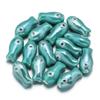 Набор из 10 разноцветных ретро керамических бусин в форме рыбок, ручной работы, разделительные шармы для самостоятельного изготовления браслетов, аксессуары для изготовления украшений