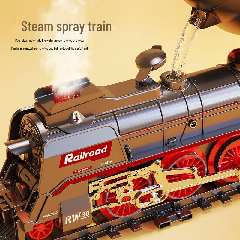 Набор ретро-паровоза - Электрическая игрушка для детей