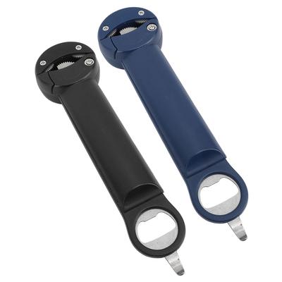 Выдвижная открывалка для банок, регулируемая открывалка для бутылок из нержавеющей стали, экономящая труд, многофункциональная открывалка для бутылок для дома