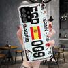 License New York Plate Number Soft Phone Case For Samsung Galaxy S22 S23 S24 S25 Edge S26 Ultra S20 FE S21 Plus + Fundas Coque G