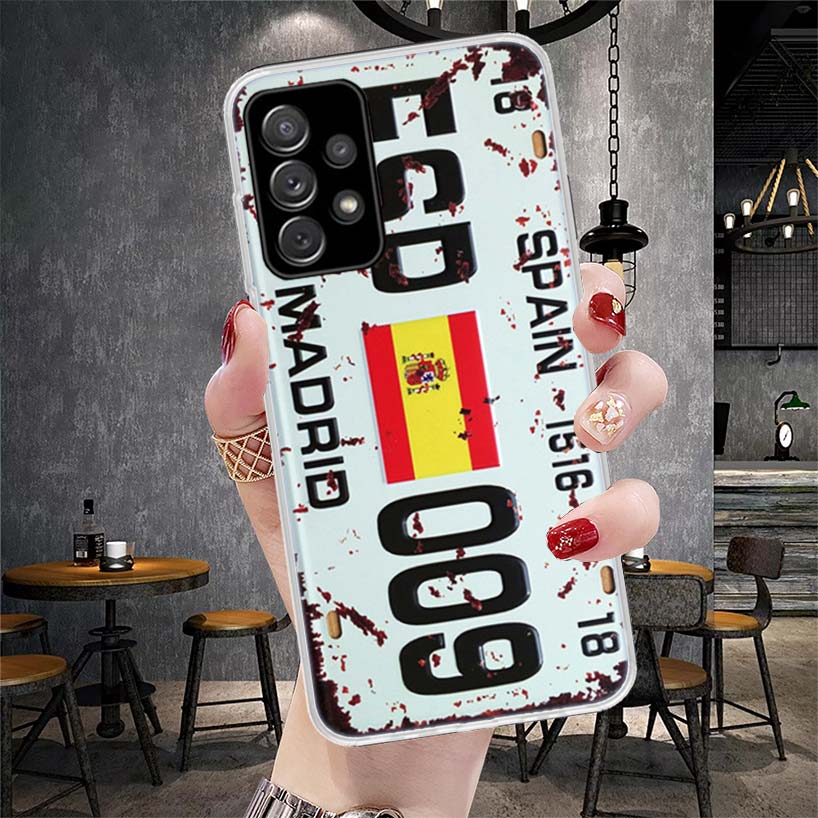 License New York Plate Number Soft Phone Case For Samsung Galaxy S22 S23 S24 S25 Edge S26 Ultra S20 FE S21 Plus + Fundas Coque G