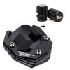 Motorcycle Aluminum Foot Enlarger Side Stand Extension Plate For Yamaha Tenere 700 Tenere700 T7