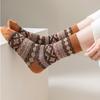 Женские носки Осенние и зимние вязаные мягкие носки для женщин
