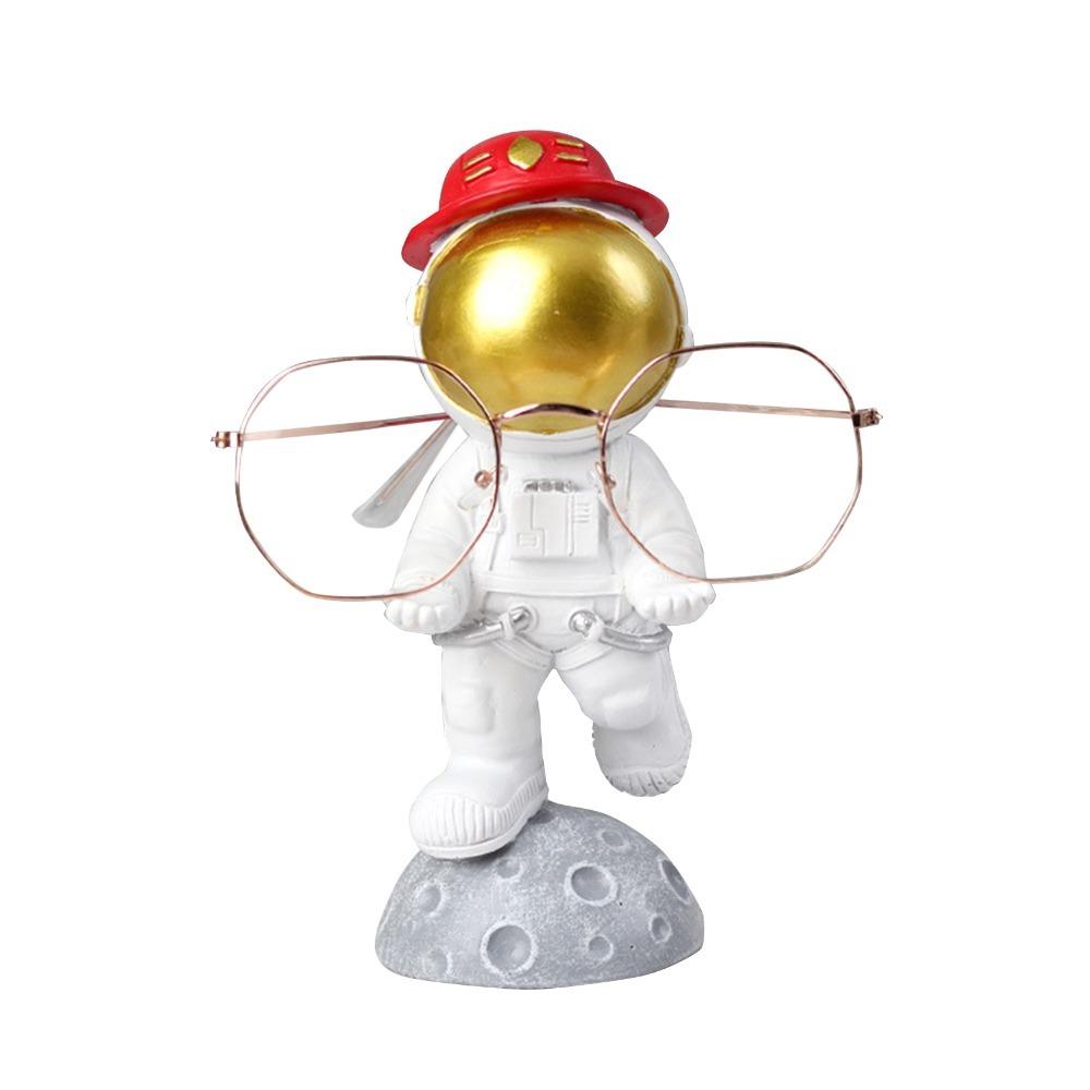 17*7cm Astronaut Glasses Holder Resin Creative Sculpture Stand For Nightstand