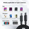 Зарядный кабель USB Type-C Папа-Папа, Кабель данных USB C на USB C, Кабель быстрой зарядки PD 60 Вт для устройств Type C, Смартфонов