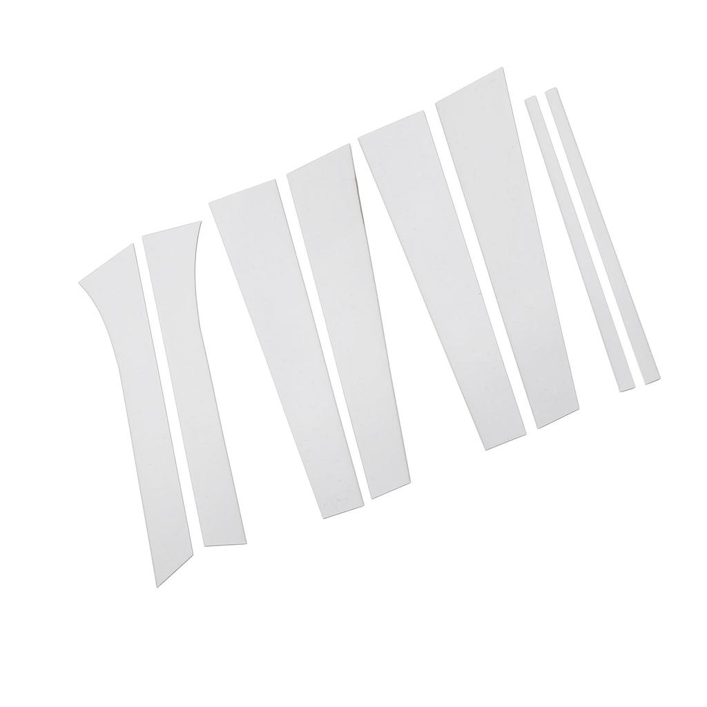 8 шт. отделка столба столба высокопрочная поликарбонатная зеркальная поверхность стиль хромированная наклейка на дверь окно столб крышка