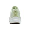 Li-Ning Кроссовки Meteor Non-Slip Shock Absorbing Durable Low-Go для женщин, белые, зеленые, ARXT010-4