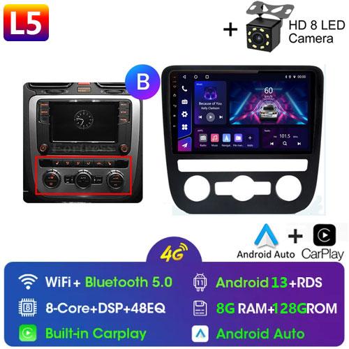 Fortress AI Voice Wireless CarPlay Android Auto Radio для Volkswagen Scirocco 2008-2013 4G Car Multimedia GPS 2din autoradio