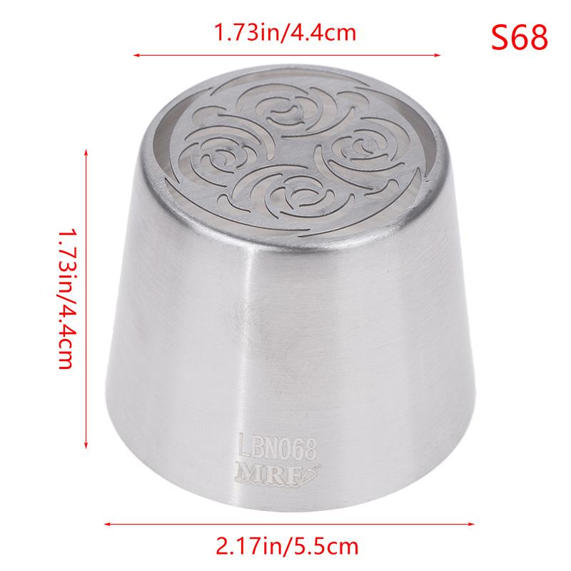 1Pc Stainless Steel Russian Piping Tips Cake Icing Frosting Nozzles Cream Tip For Cupcake Decoration Diy Kitchen Baking Tool
