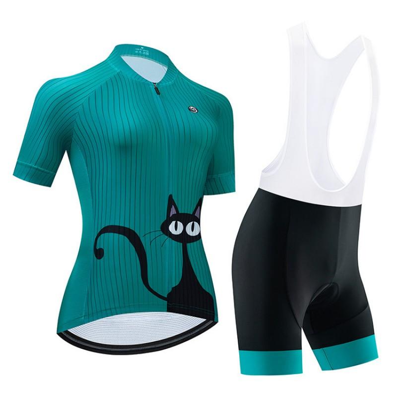 Womens Cycling Jersey Short Sleeve Breathable Quick-Dry Mountain Road Bike Top