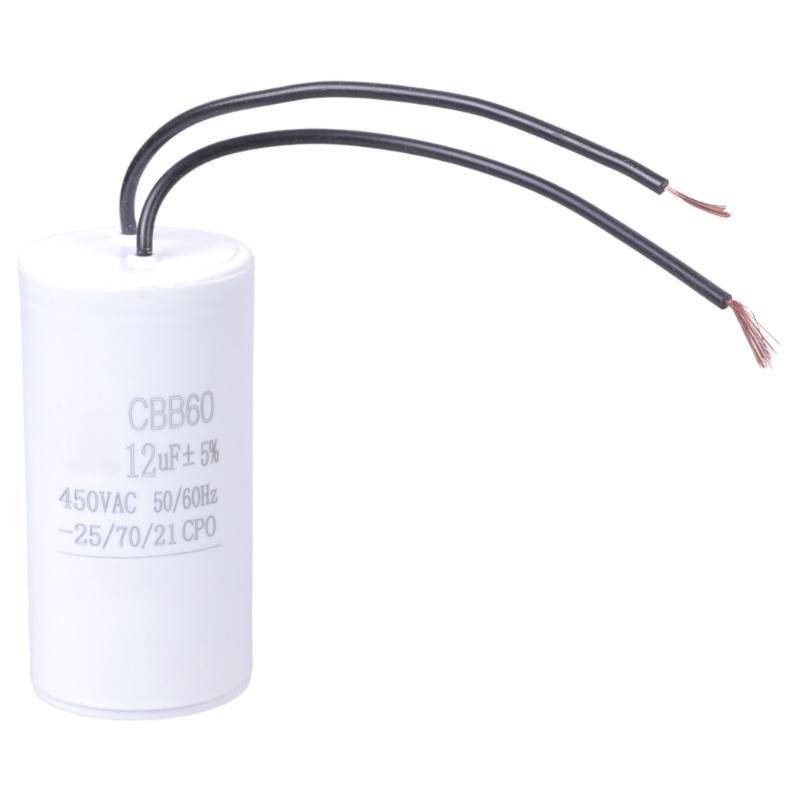 Пусковые конденсаторы CBB60 450 В переменного тока Конденсаторы для работы двигателя Конденсаторы для работы двигателя для двигателей и насосов
