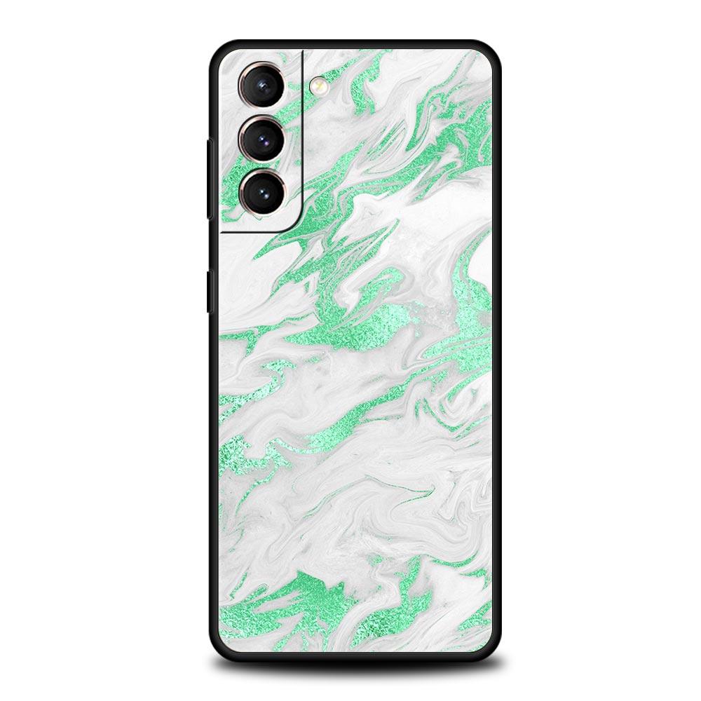 Любовь Мраморный узор Силиконовый чехол для телефона для Samsung Galaxy S23 S22 S21 S20 FE Ultra 5G S10 S10E S9 S8 Plus 10 20 Крышка Бампер