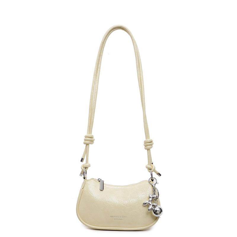 Summer Popular Niche Underarm Bag Women's 2025 New Foreign Style Versatile Crossbody Bag Super Hot Solid Color Shoulder Bag