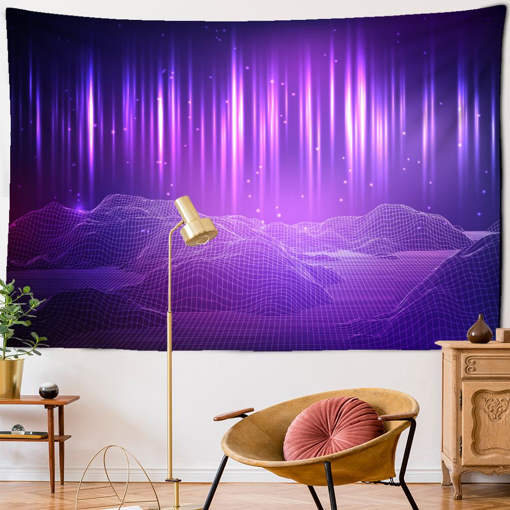 Научная фантастика картина маслом гобелен настенный богемный мультфильм хиппи психоделический ковер художественная комната домашний декор