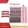 Cross-Border Large Capacity DIY Self-Grafting Eyelash Clusters: Dense, Lazy, Single Cluster Eyelash Set