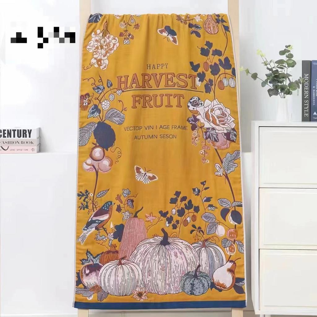 Home Beach Towel 80X160cm Bath Towel Pure Cotton Gauze Towel Men and Women Soft Quick-drying Bath Towel Large Towel Wrap