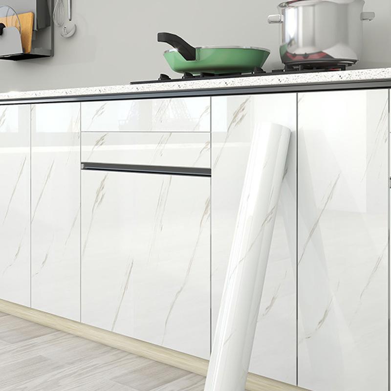 200 см/рулон водонепроницаемые многоцветные самоклеящиеся утолщенные DIY однотонные наклейки на стену из ПЭТ